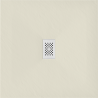 Mexen Hugo SMC Square Shower Tray 90 x 90 cm, Beige, White Cover - 42699090-W