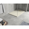 Mexen Hugo rectangular SMC shower tray 100 x 90 cm, beige, gold cover - 42699010-G