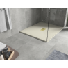 Mexen Hugo rectangular shower tray SMC 120 x 100 cm, beige, gold cover - 42691012-G