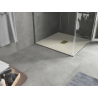 Mexen Hugo square SMC shower tray 80 x 80 cm, beige, gold cover - 42698080-G