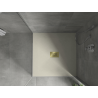 Mexen Hugo square SMC shower tray 80 x 80 cm, beige, gold cover - 42698080-G