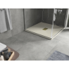 Mexen Hugo square SMC shower tray 80 x 80 cm, beige, gold cover - 42698080-G