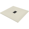 Mexen Hugo SMC Square Shower Tray 90 x 90 cm, Beige, Black Cover - 42699090-B