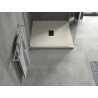 Mexen Hugo SMC Square Shower Tray 90 x 90 cm, Beige, Black Cover - 42699090-B
