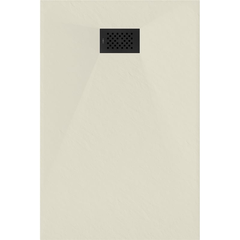 Mexen Hugo rectangular shower tray SMC 80 x 70 cm, beige, black cover - 42697080-B