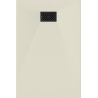 Mexen Hugo rectangular shower tray SMC 80 x 70 cm, beige, black cover - 42697080-B