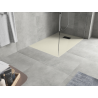 Mexen Hugo rectangular shower tray SMC 80 x 70 cm, beige, black cover - 42697080-B