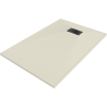 Mexen Hugo rectangular shower tray SMC 120 x 80 cm, beige, black cover - 42698012-B