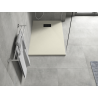 Mexen Hugo rectangular shower tray SMC 80 x 70 cm, beige, black cover - 42697080-B