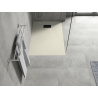 Mexen Hugo rectangular shower tray SMC 120 x 80 cm, beige, black cover - 42698012-B