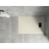 Mexen Hugo rectangular SMC shower tray 100 x 90 cm, beige, black cover - 42699010-B
