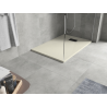 Mexen Hugo rectangular shower tray SMC 90 x 80 cm, beige, black cover - 42698090-B