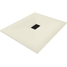 Mexen Hugo rectangular SMC shower tray 120 x 100 cm, beige, black cover - 42691012-B