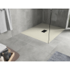 Mexen Hugo rectangular SMC shower tray 120 x 100 cm, beige, black cover - 42691012-B