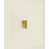 Mexen Hugo rectangular shower tray SMC 120 x 100 cm, beige, gold cover - 42691012-G