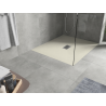 Mexen Hugo rectangular SMC shower tray 120 x 100 cm, beige, inox cover - 42691012-X