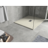 Mexen Hugo rectangular SMC shower tray 120 x 100 cm, beige, inox cover - 42691012-X