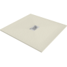 Mexen Hugo SMC Square Shower Tray 90 x 90 cm, Beige, Inox Cover - 42699090-X