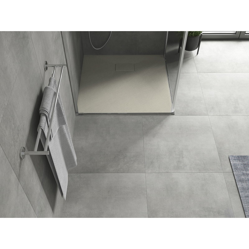Mexen Hugo square shower tray SMC 90 x 90 cm, beige - 42699090
