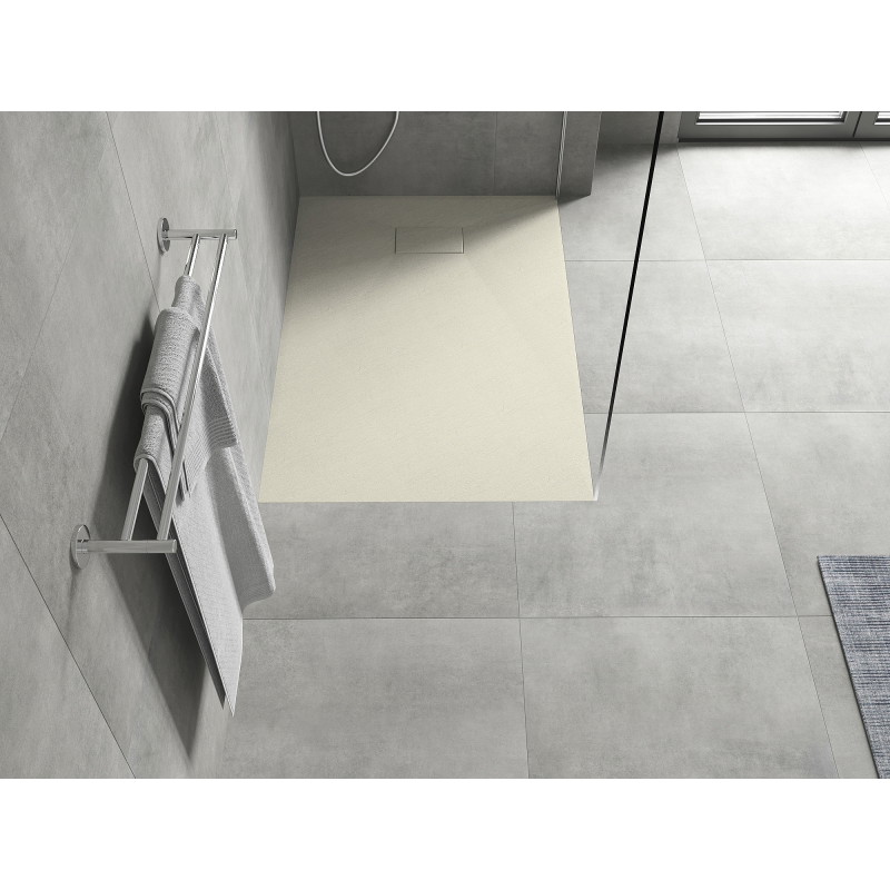 Mexen Hugo rectangular SMC shower tray 100 x 70 cm, beige - 42697010