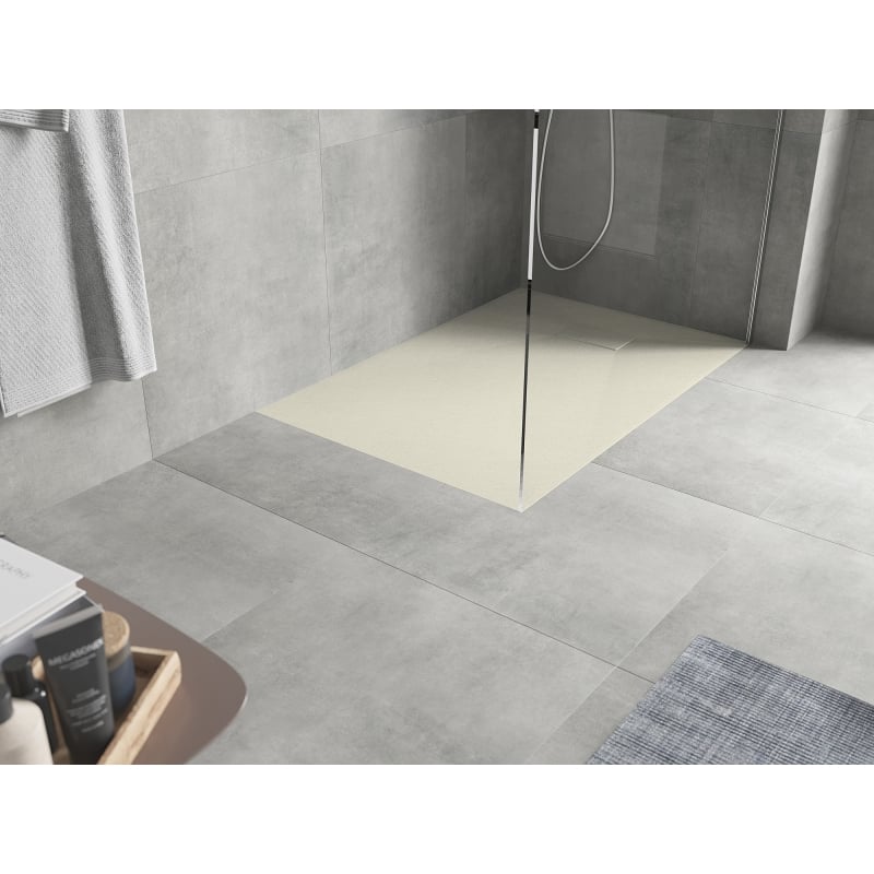 Mexen Hugo rectangular SMC shower tray 80 x 70 cm, beige - 42697080