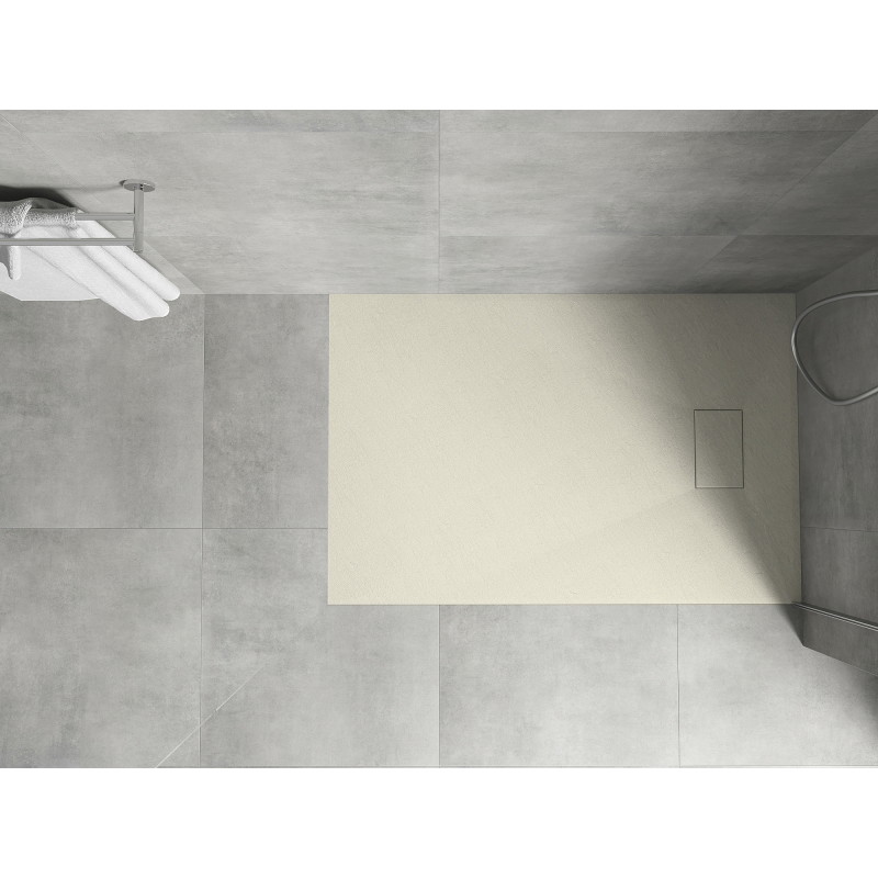 Mexen Hugo rectangular SMC shower tray 120 x 90 cm, beige - 42699012
