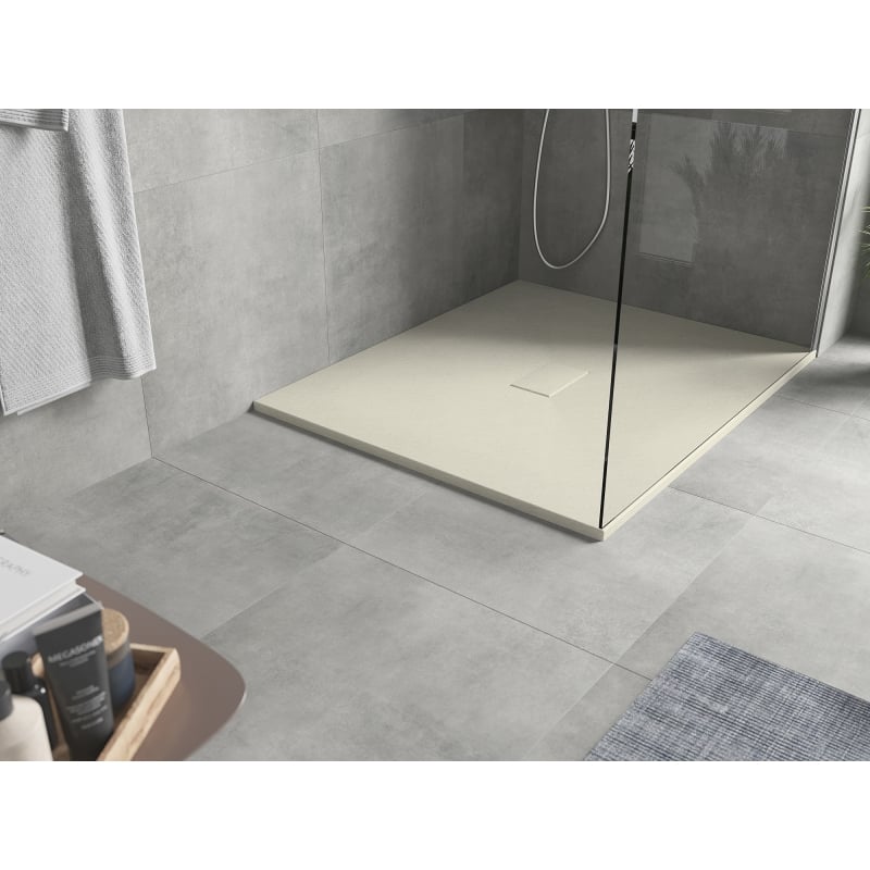 Mexen Hugo SMC Rectangular Shower Tray 120 x 100 cm, Beige - 42691012