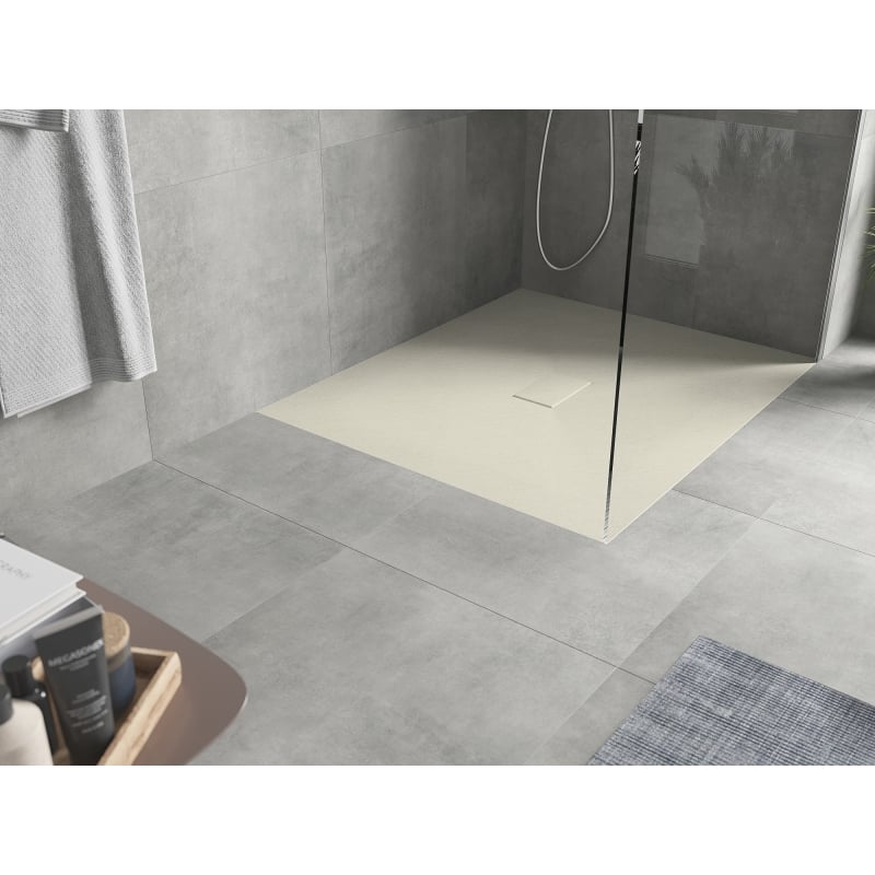 Mexen Hugo SMC Rectangular Shower Tray 120 x 100 cm, Beige - 42691012