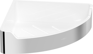 Mexen Rivon-C corner bathroom basket, chrome - 70A8525-00