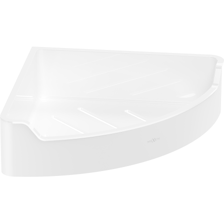 Mexen Rivon-C corner bathroom basket, white - 70A8525-20