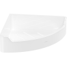 Mexen Rivon-C corner bathroom basket, white - 70A8525-20
