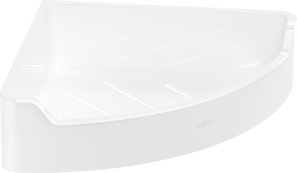 Mexen Rivon-C corner bathroom basket, white - 70A8525-20