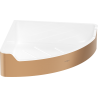 Mexen Rivon-C corner bathroom basket, brushed copper - 70A8525-65