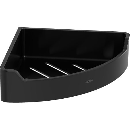 Mexen Rivon-C corner bathroom basket, black - 70A8525-70