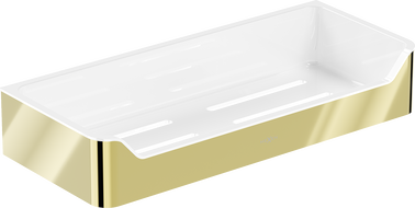 Mexen Rivon-L bathroom basket, gold - 70A8725-50