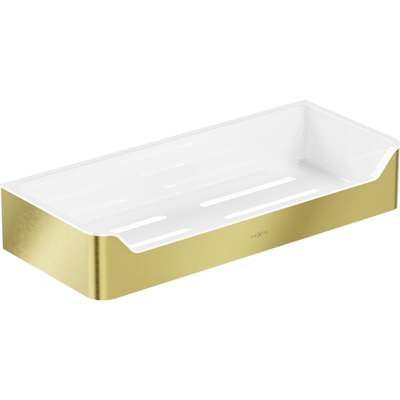 Mexen Rivon-L brushed gold bathroom basket - 70A8725-55