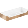 Mexen Rivon-L bathroom basket, brushed copper - 70A8725-65