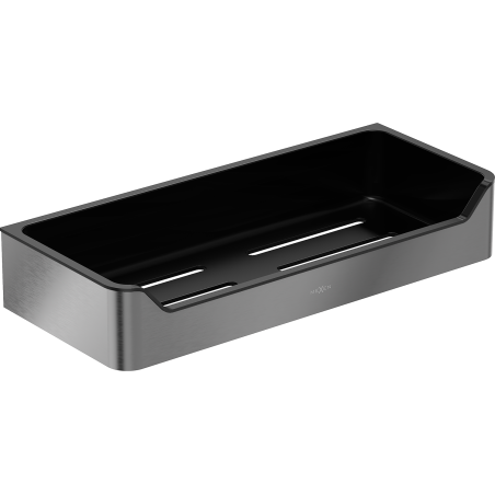 Mexen Rivon-L bathroom basket, brushed gun gray - 70A8725-66
