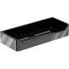 Mexen Rivon-L bathroom basket, black chrome - 70A8725-73