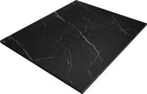 Mexen Hugo rectangular SMC shower tray 120 x 100 cm, black stone - 42751012