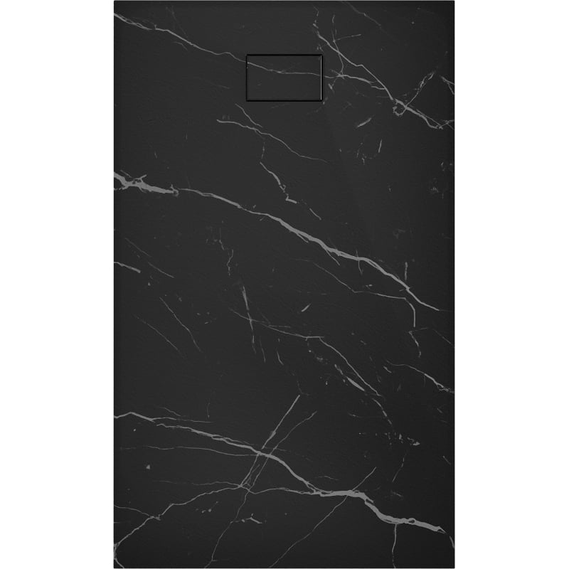 Mexen Hugo rectangular shower tray SMC 140 x 70 cm, black stone - 42757014