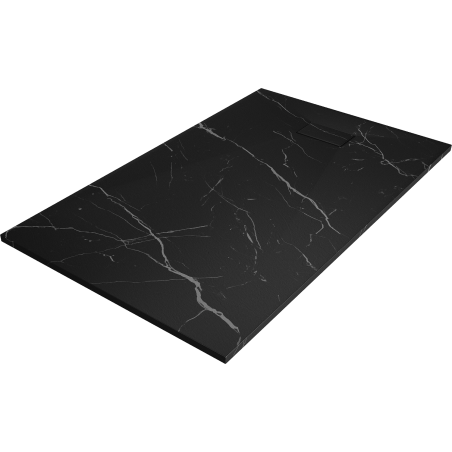 Mexen Hugo rectangular shower tray SMC 160 x 90 cm, black stone - 42759016