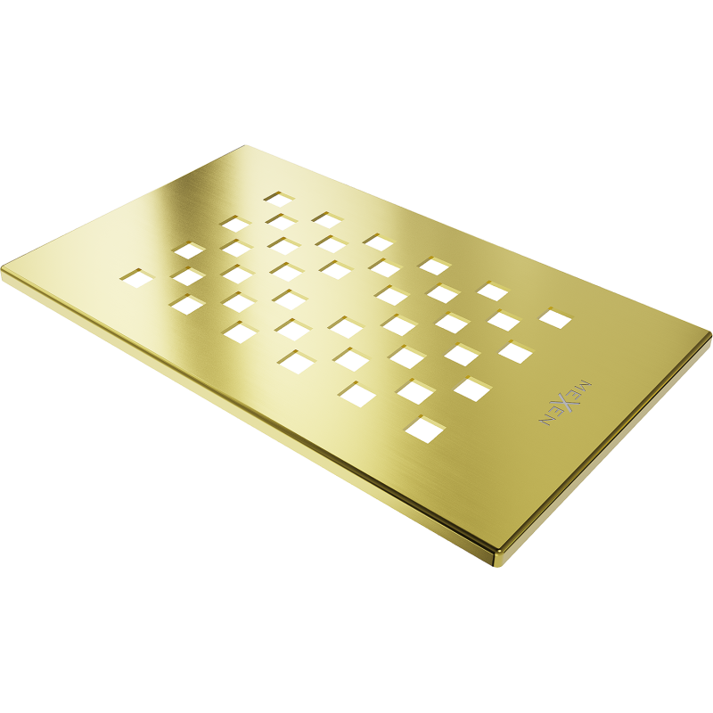 Mexen Hugo shower tray cover, gold - 42910050