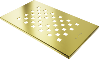 Mexen Hugo shower tray cover, gold - 42910050