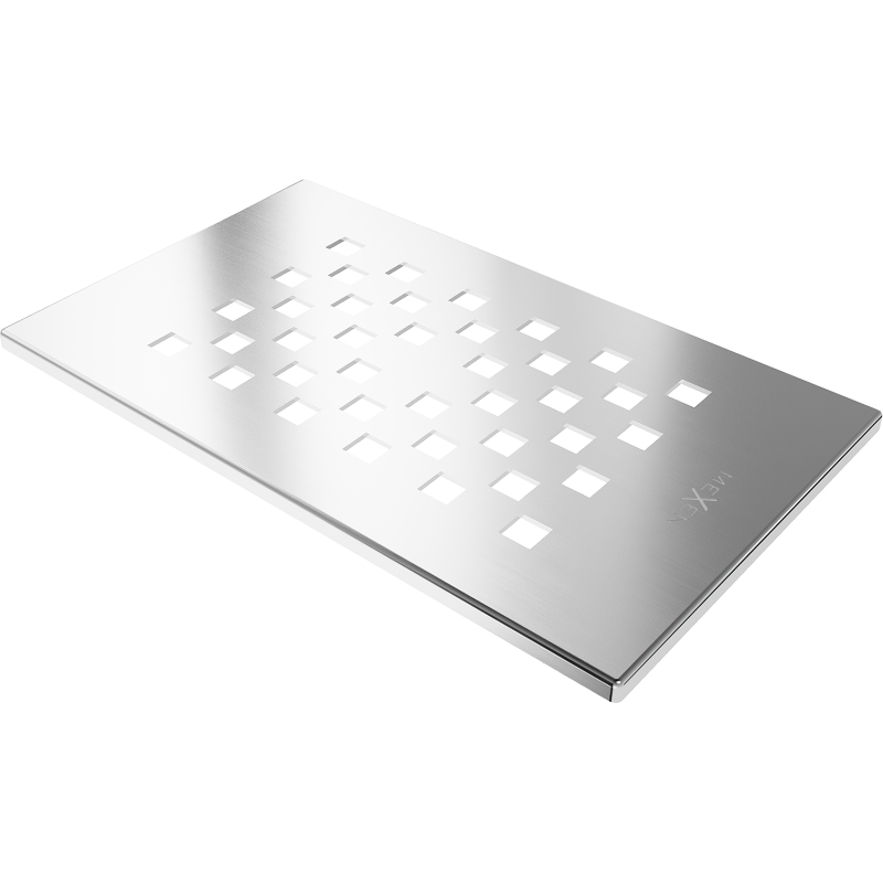 Mexen Hugo shower tray cover, inox - 42910001