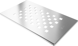 Mexen Hugo shower tray cover, inox - 42910001