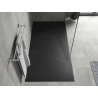 Mexen Hugo rectangular shower tray SMC 170 x 80 cm, black stone - 42758017
