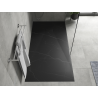 Mexen Hugo rectangular SMC shower tray 180 x 90 cm, black stone - 42759018