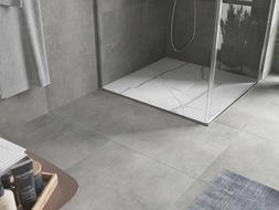 Mexen Hugo square shower tray SMC 100 x 100 cm, white stone - 42151010