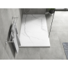 Mexen Hugo rectangular SMC shower tray 150 x 80 cm, white stone - 42158015